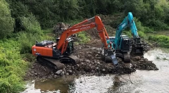 Pašalinus patvanką Dubysos upėje atvertas kelias migruojančioms lašišinėms žuvims